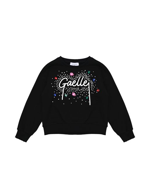 Felpa, bambina, logata. GAELLE PARIS | 2741F00633BK